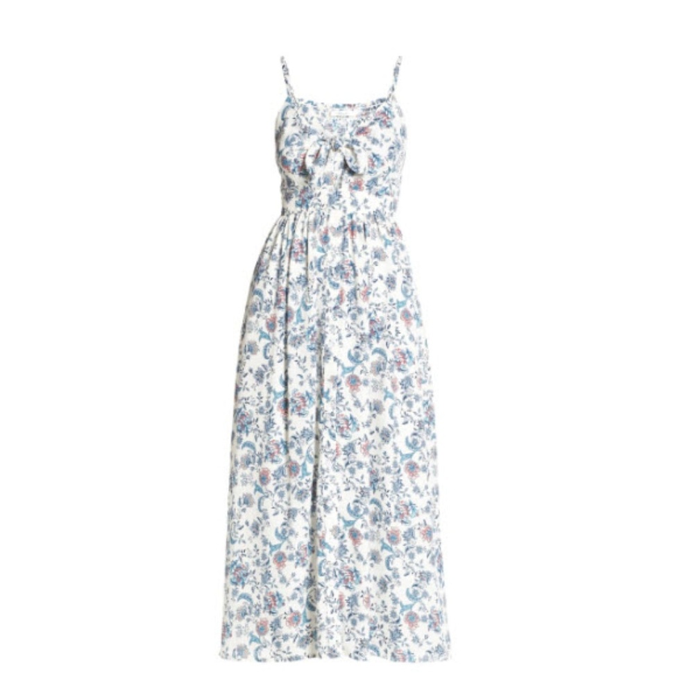 Tie Front Midi Dress